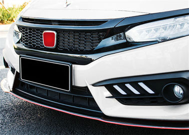 China Peças sobressalentes de automóveis modificadas pretas Honda New Civic 2016 2018 Grelha frontal de automóveis fornecedor