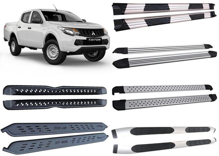 Optional Alloy and Steel Side Step Boards for 2015 Mitsubishi Triton L200 Pick Up