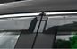 Visores de janela de guarnição de aço inoxidável para telhado Nissan Qashqai 2015 fornecedor