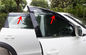 Visores de janela transparentes Visores de janela de carro com banda de guarnição Fit Audi Q5 2009 fornecedor